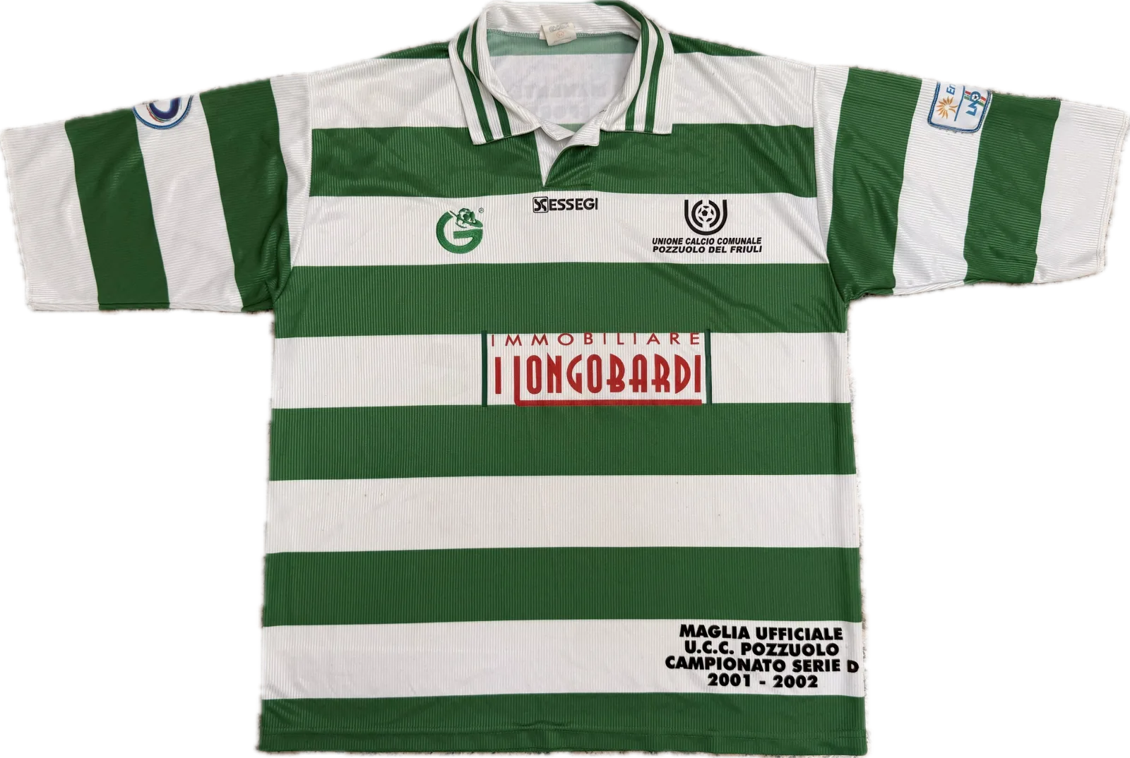 U.C.C. Pozzuolo 2001/02 frente